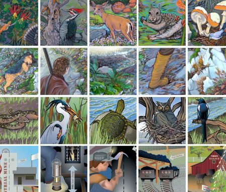 mural sample grid